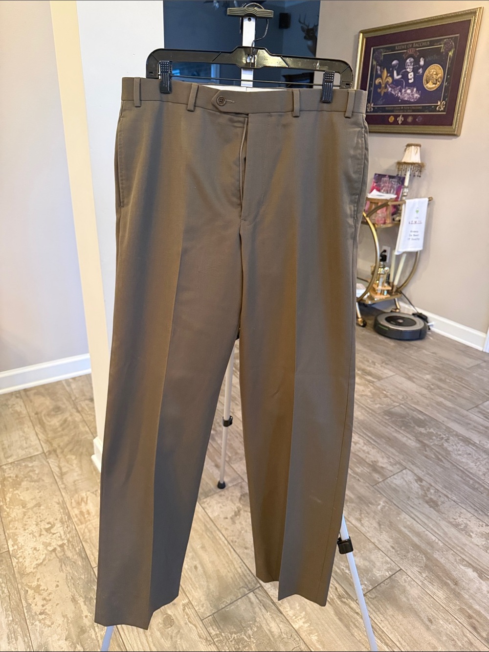 Brooks Brothers Men's Dress Pants in Army Green/Taupe